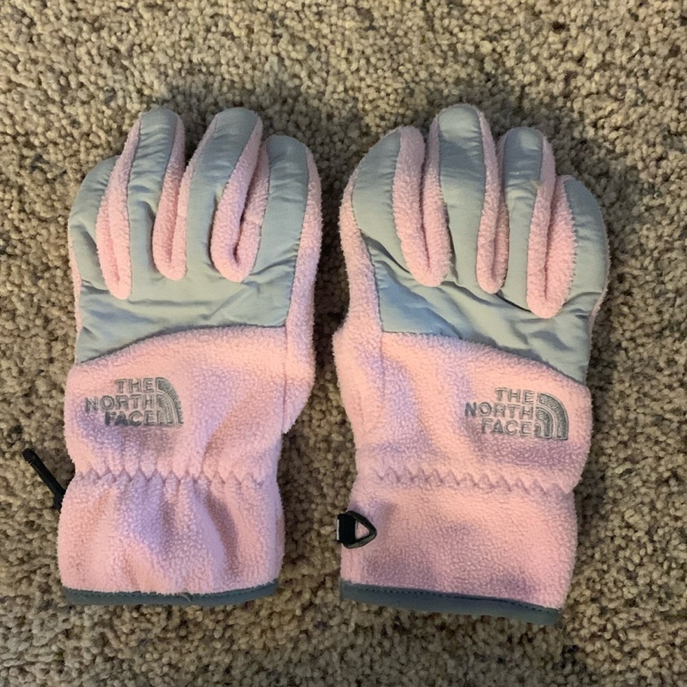 Children’s large North Face gloves